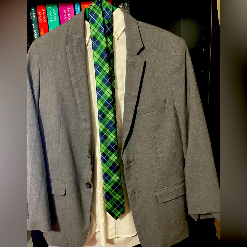 Boys Dress coat and button down with tie